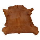 Peau entière de cuir de veau à poils couleur marron camel