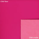 Peau de cuir de veau DIVA Rose Fuchsia, texture douce et souple, vue en gros plan, pour création de maroquinerie ou mode.