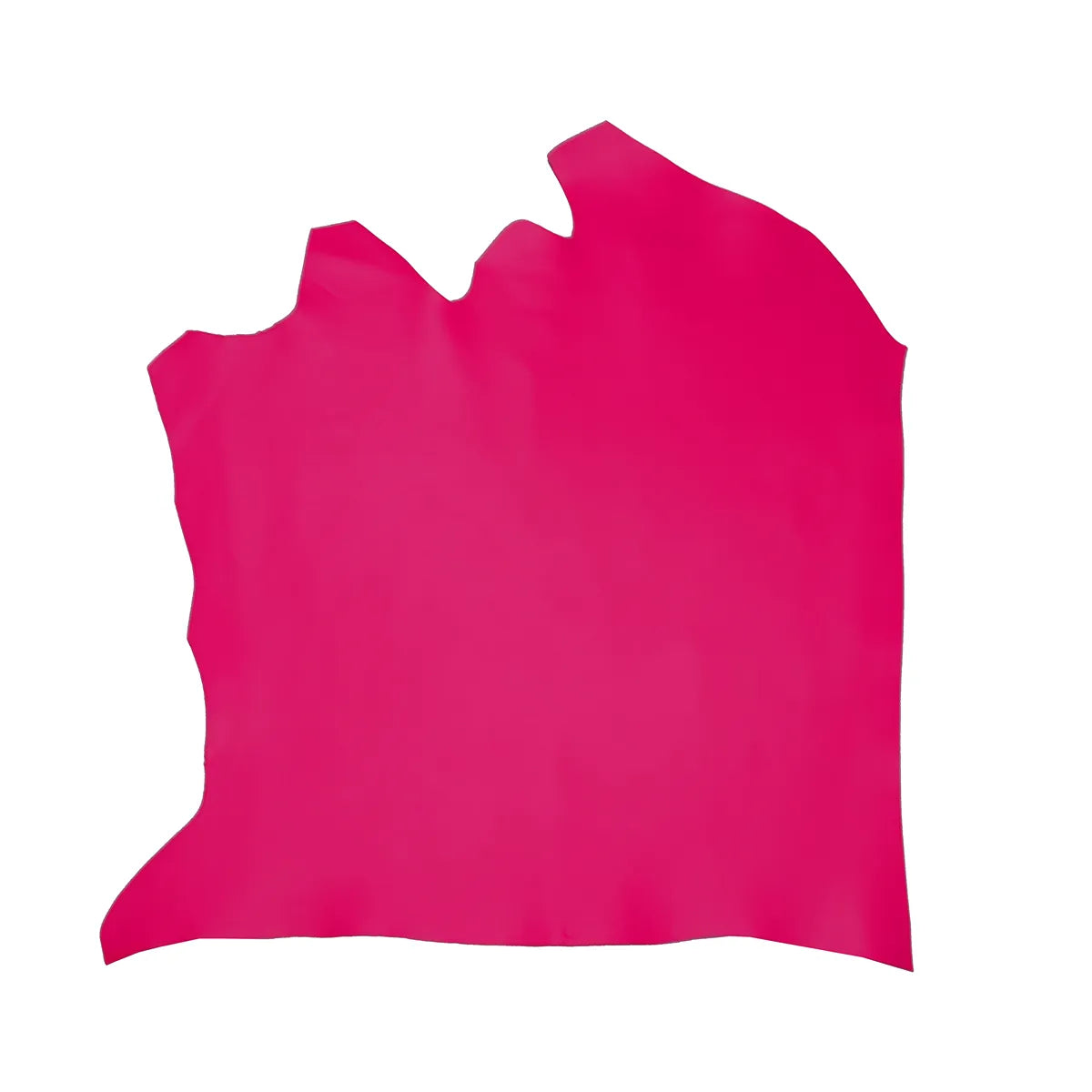 Peau de cuir de veau DIVA Rose Fuchsia, texture souple et brillante, vue en gros plan sur la surface du cuir.