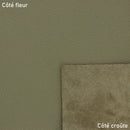 Pièce de cuir de vachette grainé vert de la collection Océan. Pièce de cuir pour réaliser portefeuille, porte-cartes, pochette, accessoire...