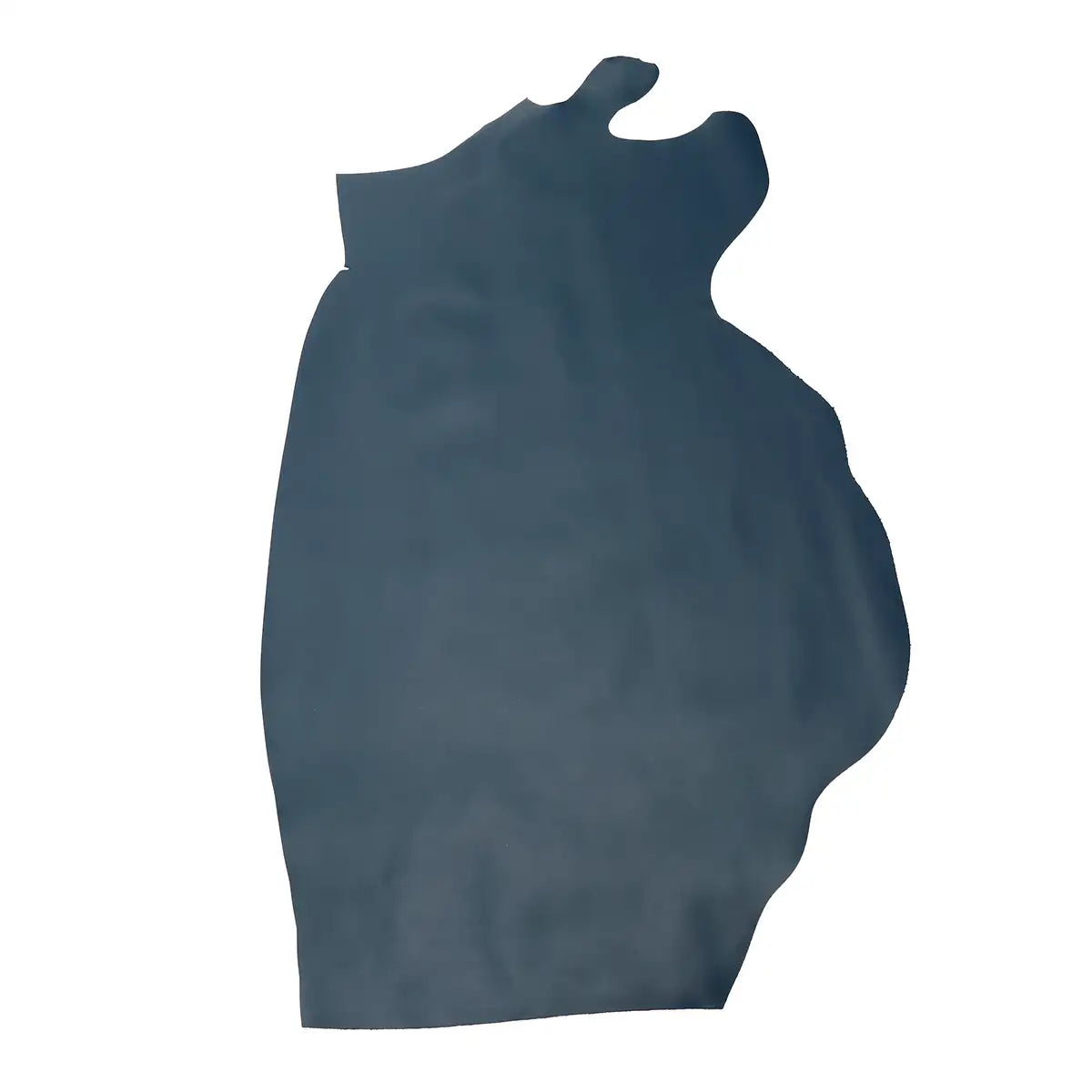 Peau de cuir de vachette VENUS bleu paon, texture lisse et élégante, idéale pour la maroquinerie ou la couture.