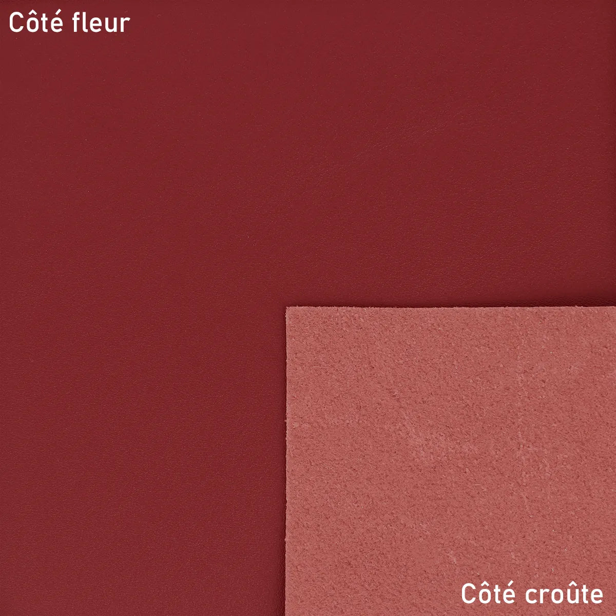 Cuir lisse - VENUS - Rouge Hermès U75 - Deco cuir