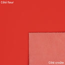 Peau de cuir de vachette rouge mat VENUS, cuir lisse de haute qualité, pour projets de maroquinerie ou décoration.