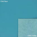 Cuir de vachette lisse bleu turquoise. Cuir lisse parfait pour la fabrication de sac, pochette, étui, accessoire, décoration…