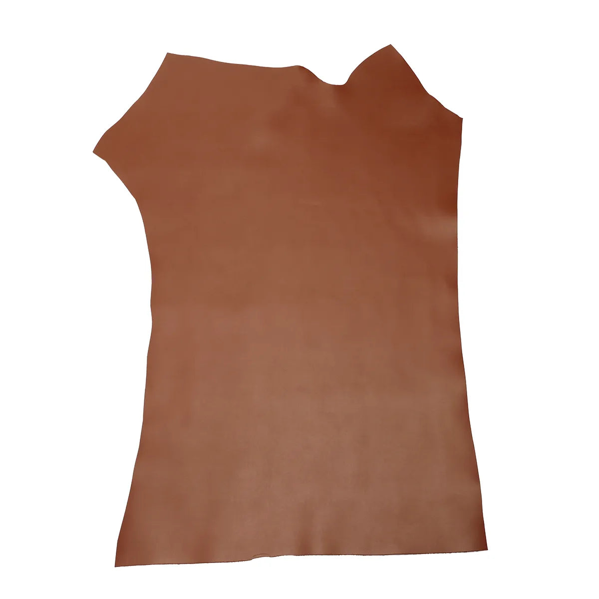 Peau de cuir de vachette VENUS marron, textile cuir naturel, texture lisse et souple, produit de haute qualité pour création artisanale.