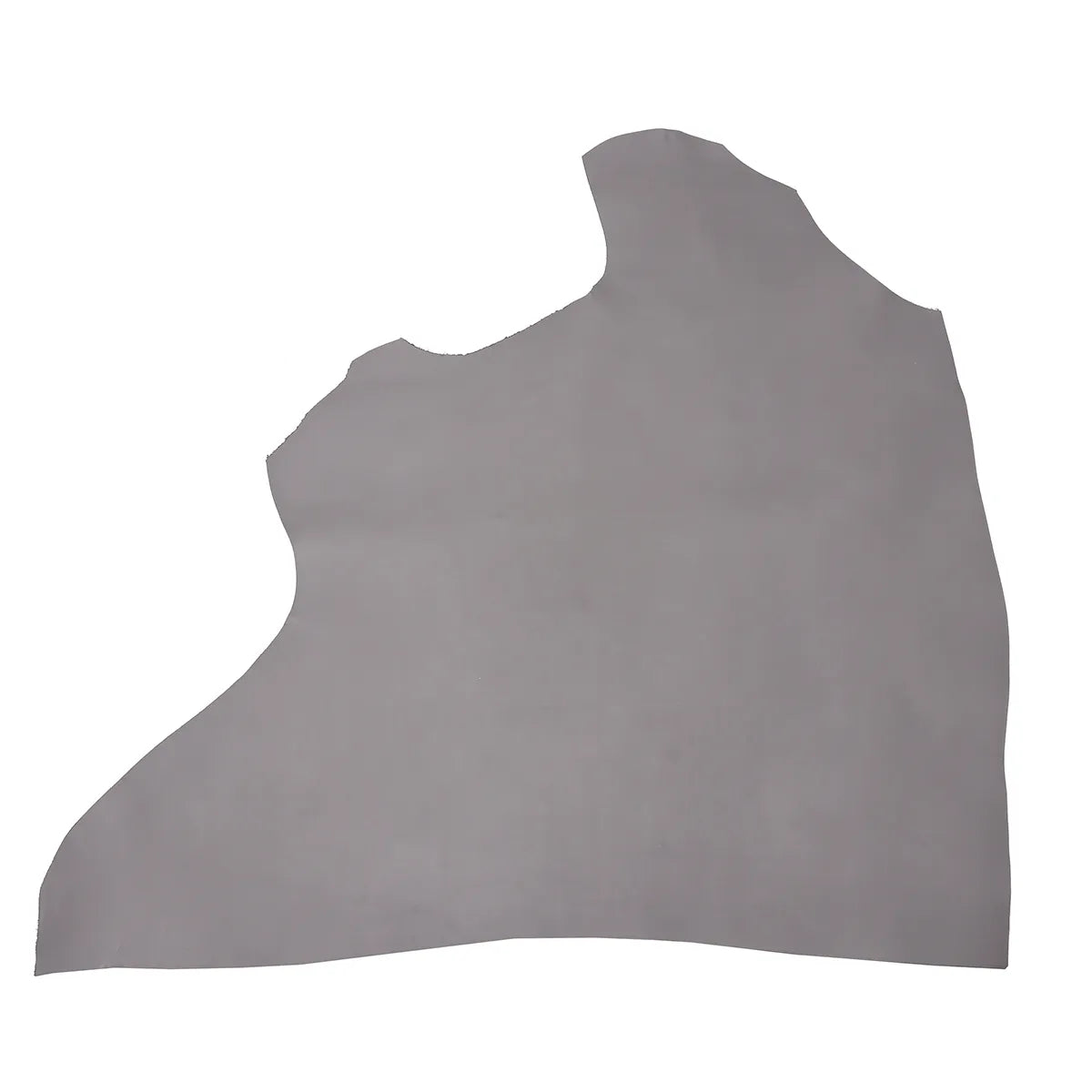 Peau entière en cuir de vachette grise tannage végétal. Cuir ferme et lisse idéal pour la création de sac à main, pochette, étui, décoration, accessoire...