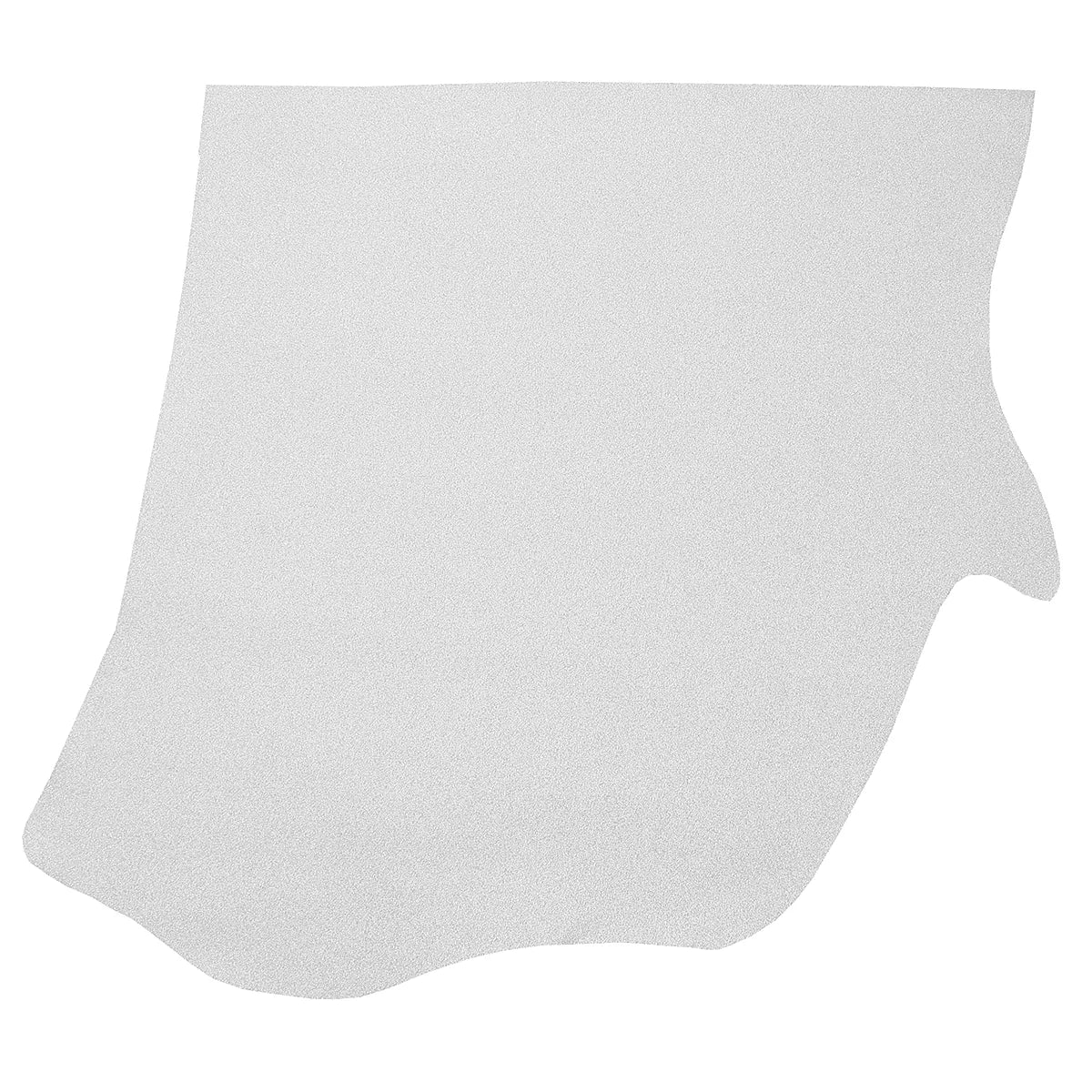 Peau entière en cuir de vachette couleur gris argenté pailleté