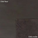 Cuir nappa marron ébène. Cuir lisse, fin et souple qui s'adapte parfaitement pour la fabrication de portefeuille, porte-monnaie, maroquinerie, accessoire...
