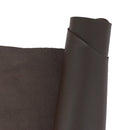 Peau de cuir nappa lisse marron foncé, idéale pour réaliser : petite maroquinerie, sac à main, pochette, accessoire...