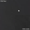 Cuir de cerf grainé couleur noir. Peau de cerf deuxième choix, idéale pour réaliser des tests, prototypes