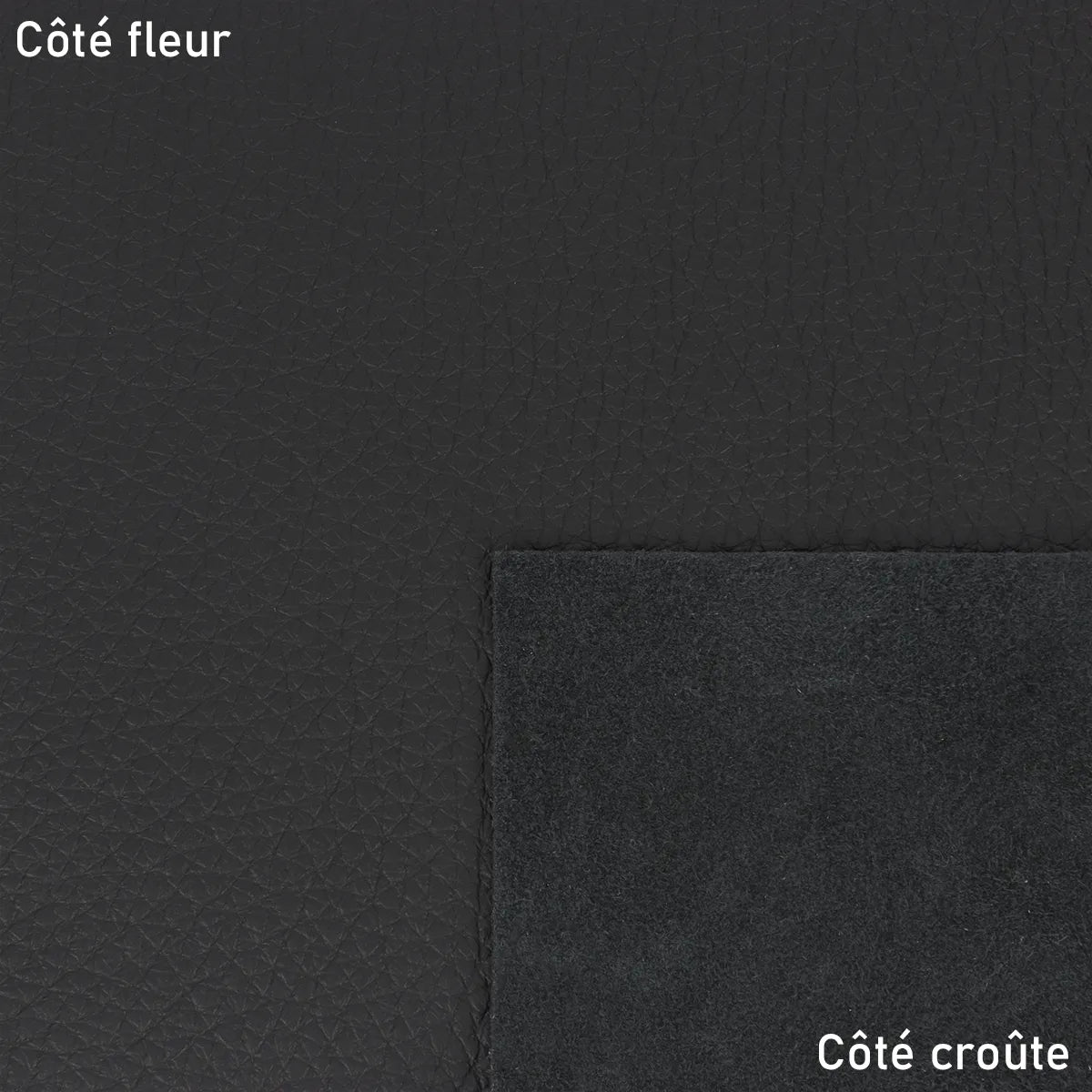 Peau de cuir de cerf - NOIR V19 - Deco Cuir