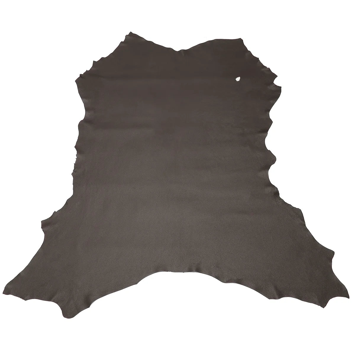 Peau entière de cerf grainée marron, peau très souple