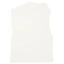 Peau entière de cuir de vachette grainé couleur blanc cassé.