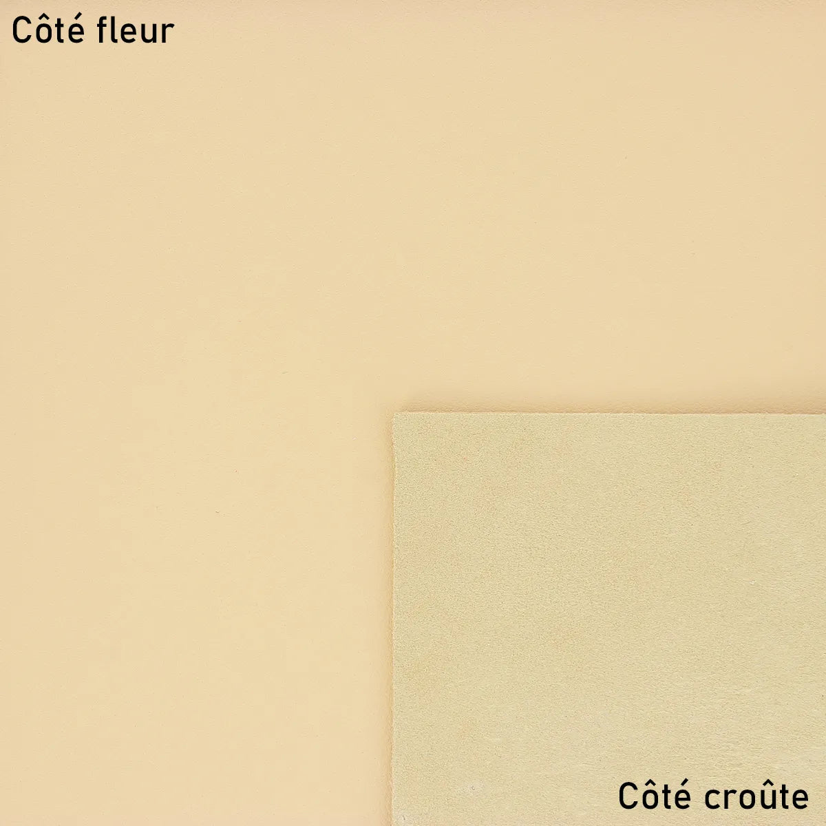 Peau de cuir d'agneau nappa beige Autres, texture douce et souple, utilisée pour la confection de vêtements et accessoires.