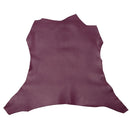 Peau de cuir de chèvre grainée VIOLET ORCHIDÉE V33, texture fine, cuir souple de haute qualité pour accessoires ou maroquinerie.