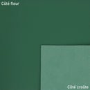 Cuir de vachette lisse vert foncé idéal pour créer des sacs à main, pochettes...