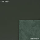 Cuir de vachette lisse vert empire, cuir idéal pour la fabrication de maroquinerie, décoration et accessoire