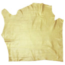 Peau entière en cuir de vachette jaune doré