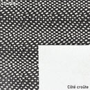 Cuir de veau noir et blanc imitation serpent. Cuir effet peau de vipère Aspic idéal pour la maroquinerie, porte-cartes, accessoire...