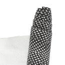 Peau de cuir effet serpent aspic noir et blanc. Cuir souple et fin idéal pour des créations originales et uniques