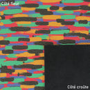 Cuir de cerf fantaisie multicolore. Cuir original avec un grain naturel, très souple idéal pour la confection de petite maroquinerie, vêtement, artisanat... 