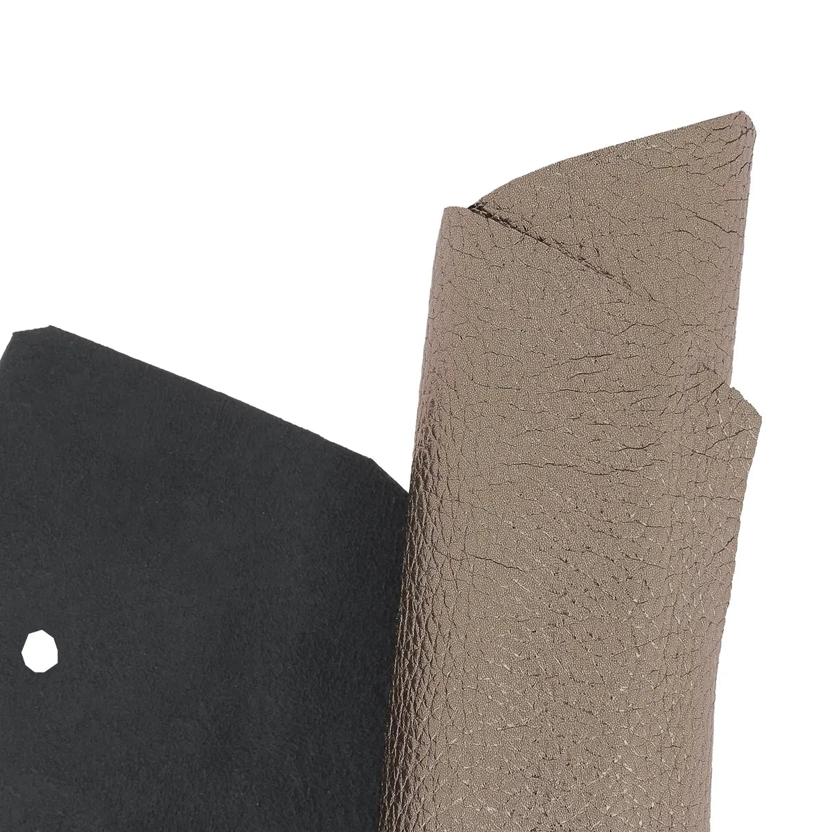 Peau de cuir de cerf gris bronze. Cuir de 2ème choix idéal pour la réalisation de test, prototype...