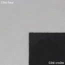 Cuir de cerf métallisé gris tungstène. Cuir souple et fin idéal pour réaliser vêtement, petite maroquinerie, gant, gainerie...