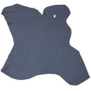 Peau entière de cuir de cerf bleu nacré. Cuir 2ème choix