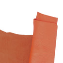 Peau de cuir de cerf orange nacré. Cuir très souple et fin idéal pour réaliser des vêtements, ganterie, gainerie, petite maroquinerie...