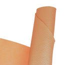Peau de cuir grainé rose cuivré métallisé