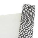 Peau de cuir effet peau de serpent noir et blanc. Cuir fantaisie idéal pour la réalisation de maroquinerie, accessoire...