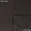 Cuir nubuck marron ébène