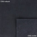 Cuir nubuck bleu foncé