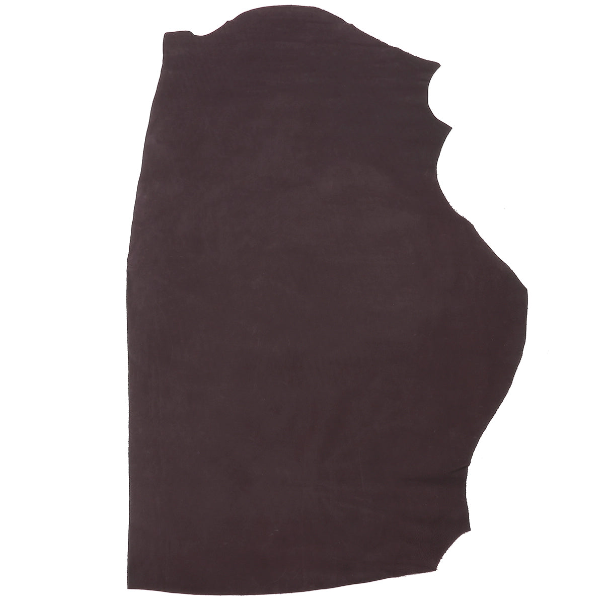 Peau entière en cuir nubuck rouge bordeaux