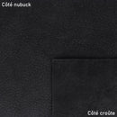 Cuir nubuck noir