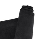 Peau de cuir nubuck noire. Cuir au toucher doux idéal pour la fabrication de maroquinerie.