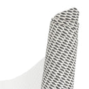 Peau de cuir à écailles noires et blanches. Cuir fantaisie avec joli dos blanc gaufré.