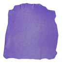 Peau entière en cuir de taurillon violet effet craquelé verni