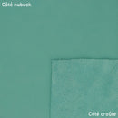 Peau de cuir nubuck ciré couleur bleu vert turquoise idéal pour créer des pièces de maroquineries, accessoires et décoration