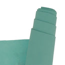 Cuir de nubuck ciré vert turquoise idéal pour la création de sac, pochette, petite maroquinerie, accessoire, décoration...