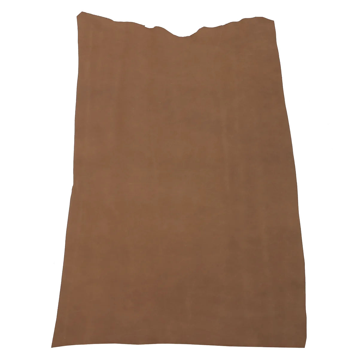 Peau de cuir de vachette nubuck ciré couleur marron clair
