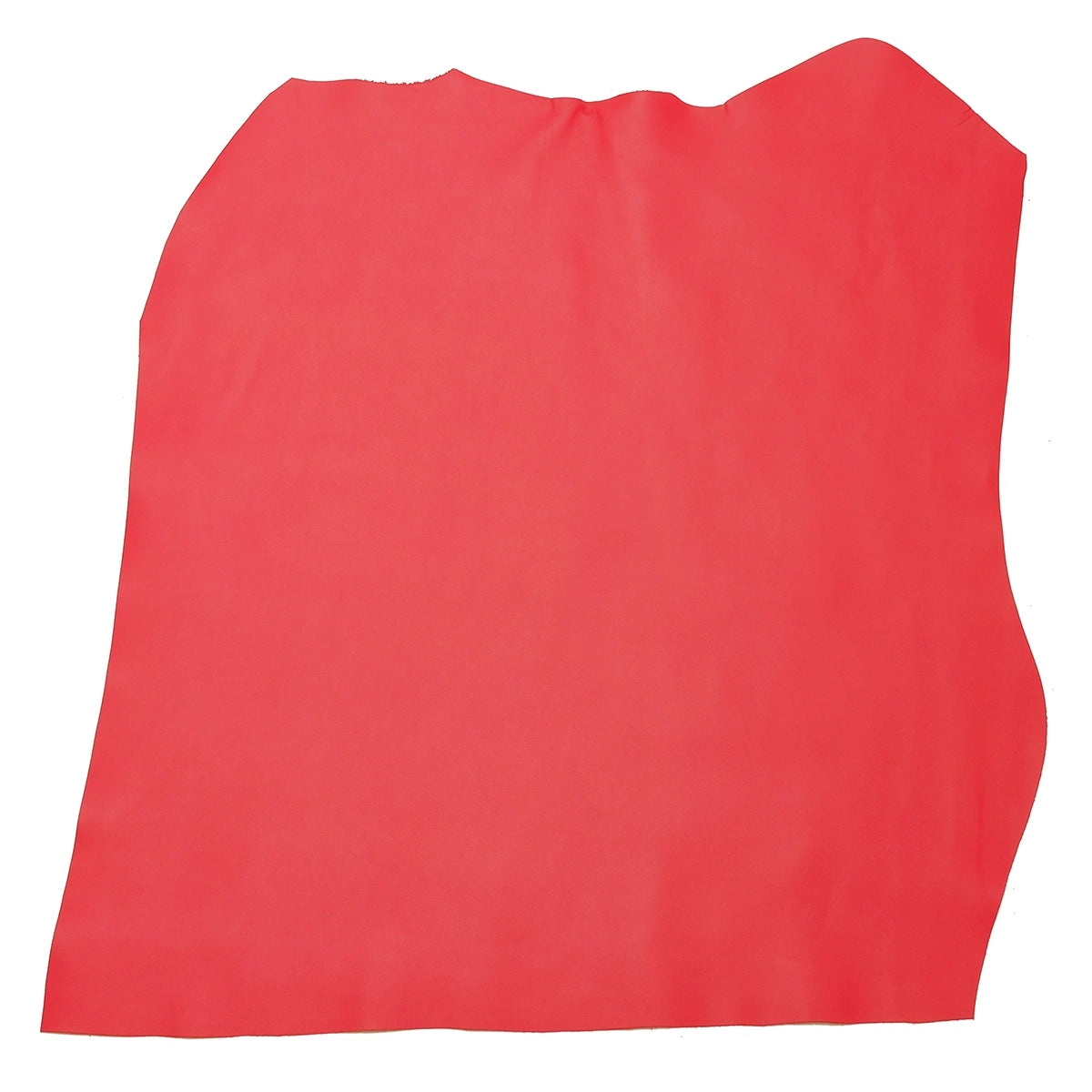 Peau entière en cuir de vachette lisse au grain poussière couleur rose cerise