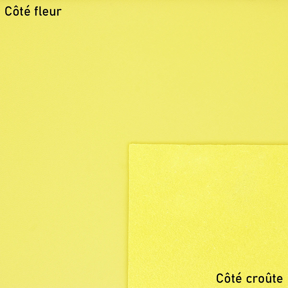 Cuir d'agneau nappa lisse vert lime. Cuir lisse qui s'adapte parfaitement bien pour la fabrication de sac à main, pochette, vêtement de grande qualité, chausson...