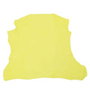 Peau entière de cuir d'agneau nappa lisse couleur vert chartreuse.