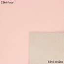 Peau de cuir d'agneau nappa rose poudré. Cuir lisse, très souple et fin idéal pour la création de sac, pochette, vêtement, chausson, décoration...
