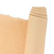 Peau de cuir lisse nappa beige. Cuir d'agneau nappa idéal pour réaliser de la maroquinerie, des vêtements, des chaussons, de la décoration...
