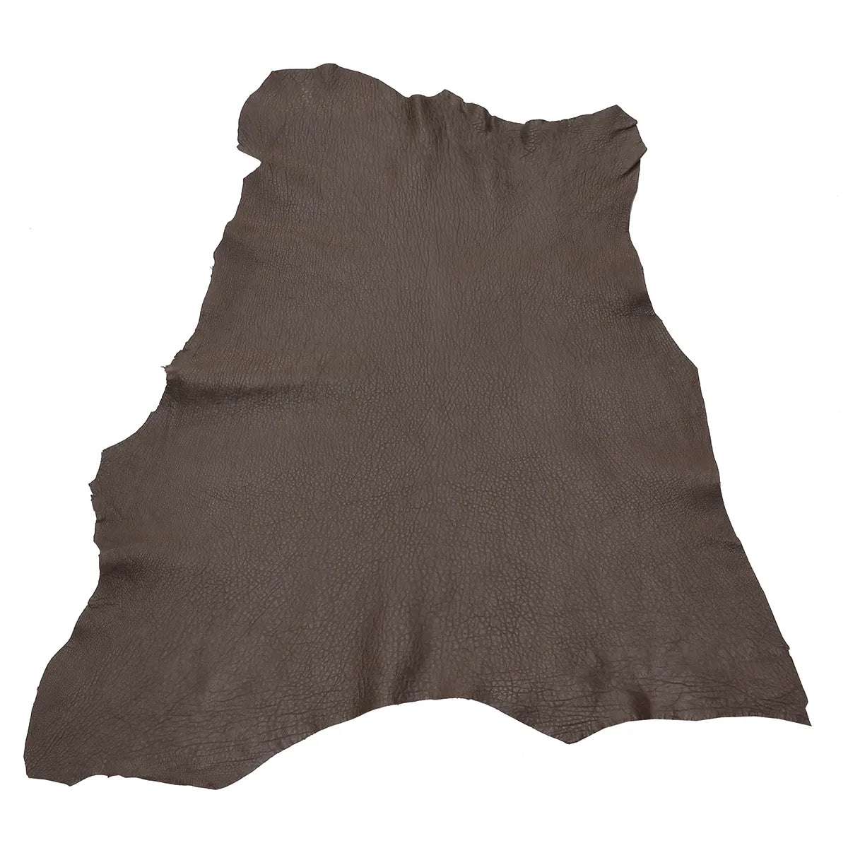 Peau entière en cuir de mouton grainée effet crispé