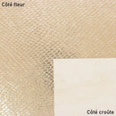 Cuir doré à motif reptile lumineux