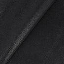 Zoom sur les détails de ce cuir velours noir tachetés de petits points nacrés.
