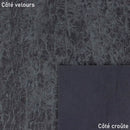 Cuir velours bleu marine effet marbré. Cuir souple et doux idéal pour la conception de décoration, coussin et accessoire...